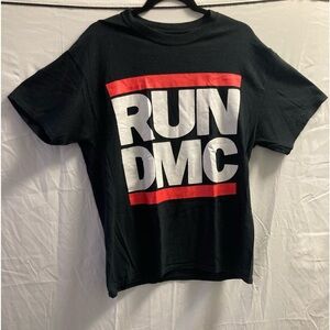 Men RUN DMC SpellOut LOGO T-SHIRT
